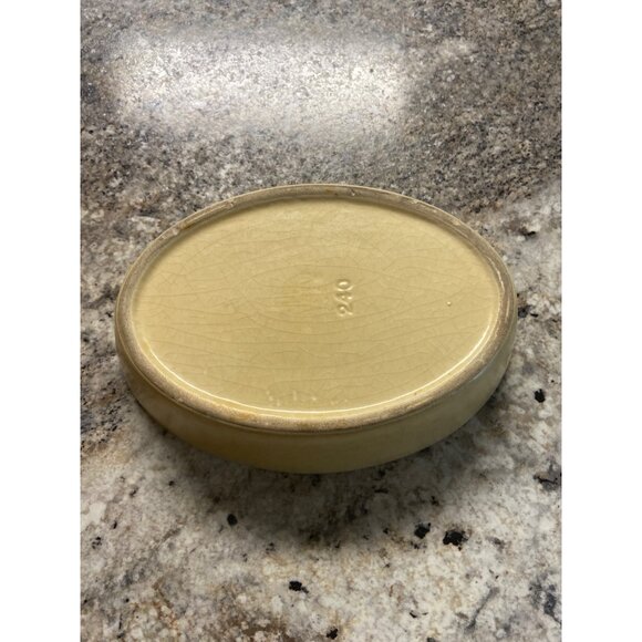 Vintage Pfaltzgraff Yorktowne Oval Vegetable Serving Dish Brown Folk Art #240 - Picture 5 of 7